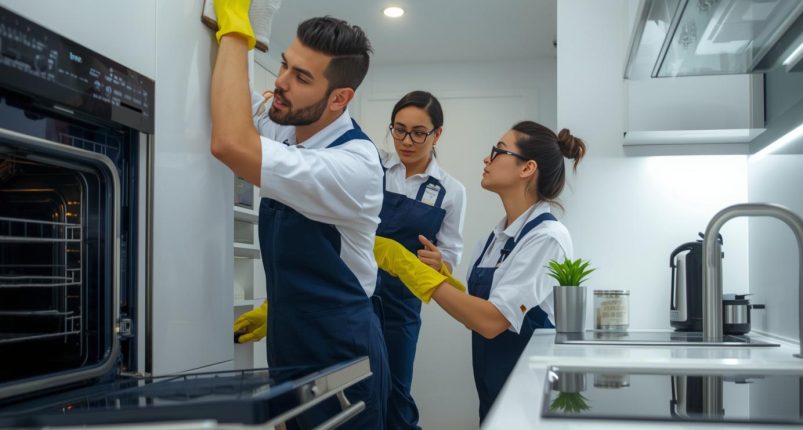 Ultra-realistic professional cleaning scene showcasing detailed and